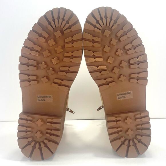 DV Dolce Vita Primm Women Tan Combat Boot Size 9 Platform Lug Sole Bootie New - Picture 7 of 15